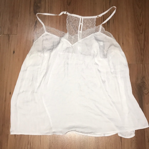 torrid Tops - Torrid Satin Lace Trim Cami